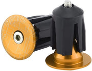 Pompe di fine manubrio in alluminio - 2 pezzi - Grip regolabile - Per MTB/BMX/Racing - Diametro interno 15,9-21,4 mm - Resistenti e leggeri - Pompe di manubrio per bicicletta