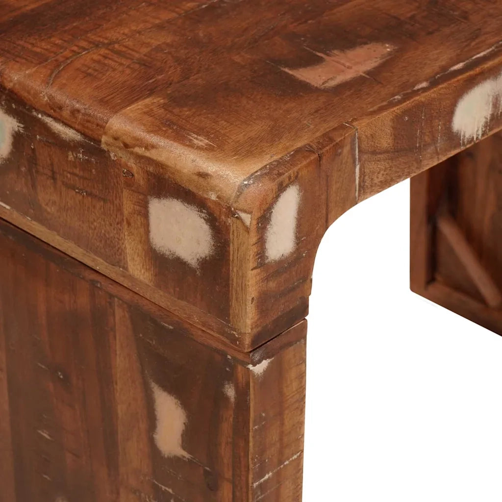 Tavolino Marrone 60 x 35 x 46 cm Legno Recuperato Massello 4104576