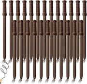 Potloden multifunzionali in legno naturale - 24 pezzi - Decorazioni per feste di compleanno e temi magici.