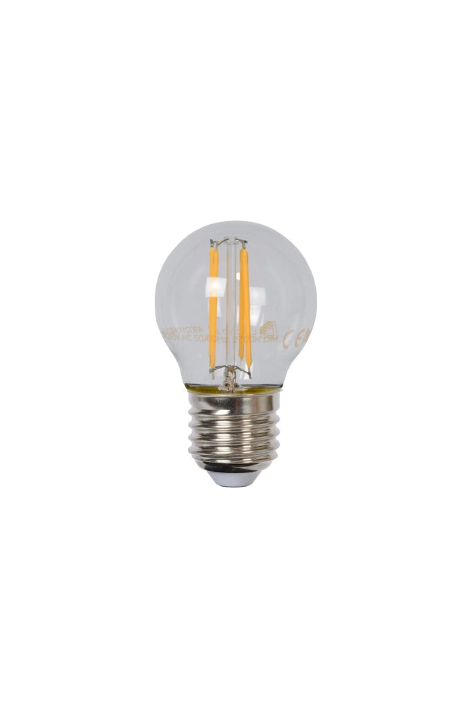 Lampadina LED sferica trasparente E27 4W 360 lm Lucide