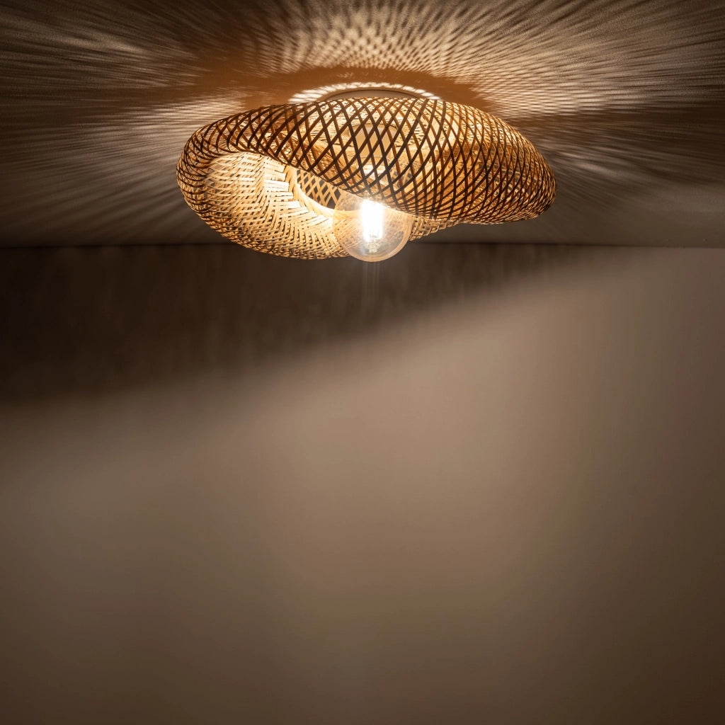 Plafoniera scandinava bambù HAVANA S 11170 E27 25W Nowodvorski