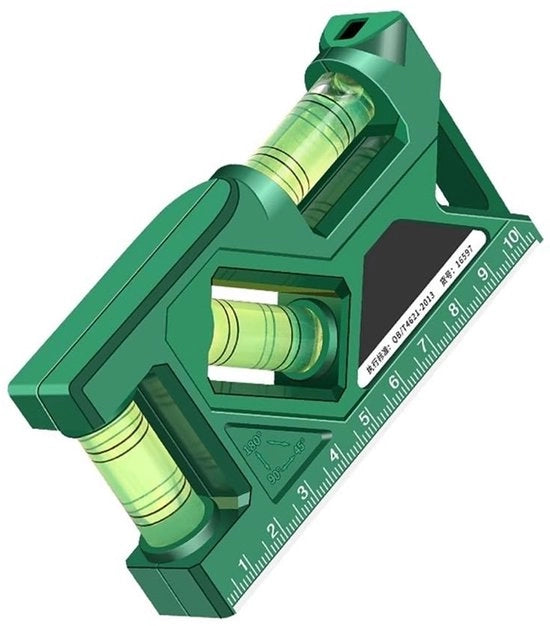 Misuratore di livello magnetico con alta precisione - Materiale ABS - Duraturo - Antival - Adatto per mobili - Livello magnetico
