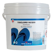 TRICLORO PASTIGLIE DA 200GR PER PISCINE 5 Kg Piscina semplice