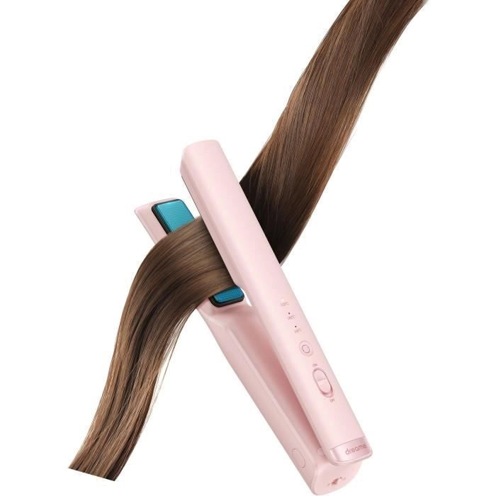 Piastra per capelli senza filo - DREAME Hair Glamour - Rosa