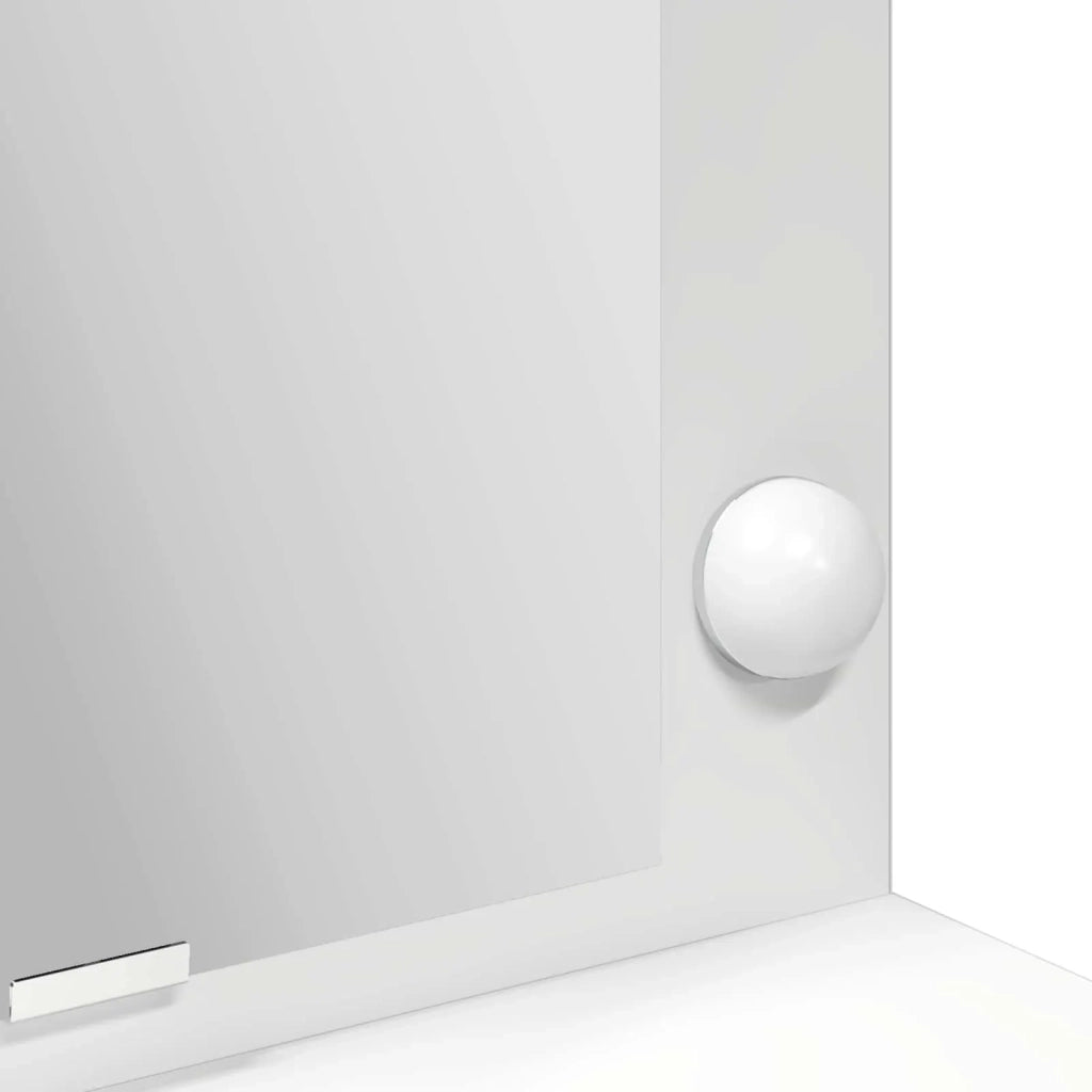 Toeletta | Tavolo da Trucco Bianco 100 x 41 x 135 cm Legno multistrato
