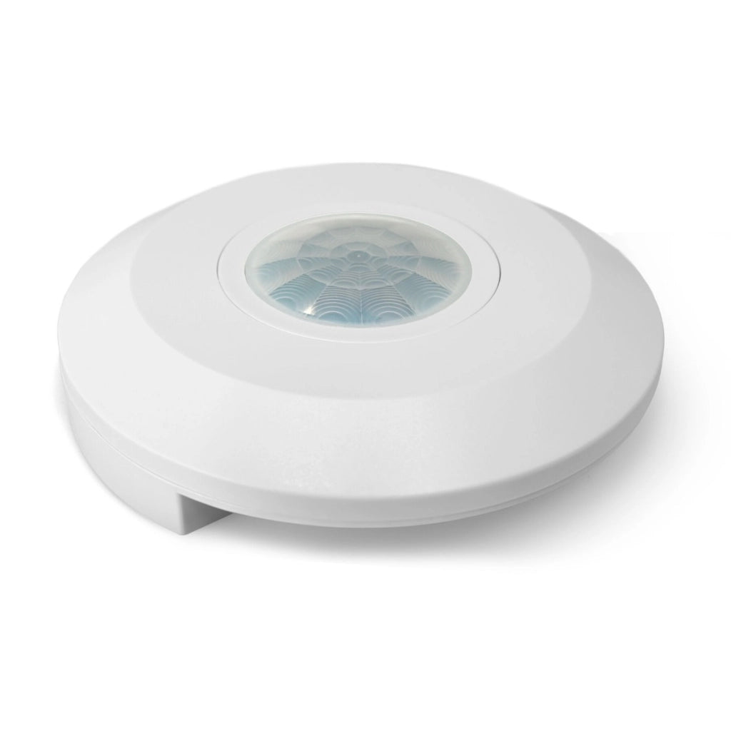 Sensore movimento crepuscolare PIR bianco tondo Videx