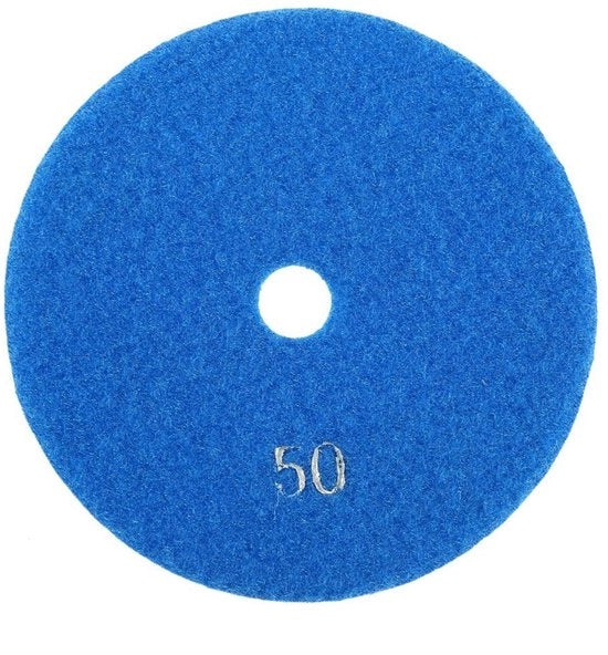 Serrafacendo con Disco abrasivo 125 mm - Disco abrasivo con diamante - Disco per levigare pietra - Disco per levigare calcestruzzo - Disco abrasivo per vetro - Grana 50/150/300/500/1000/2000/3000