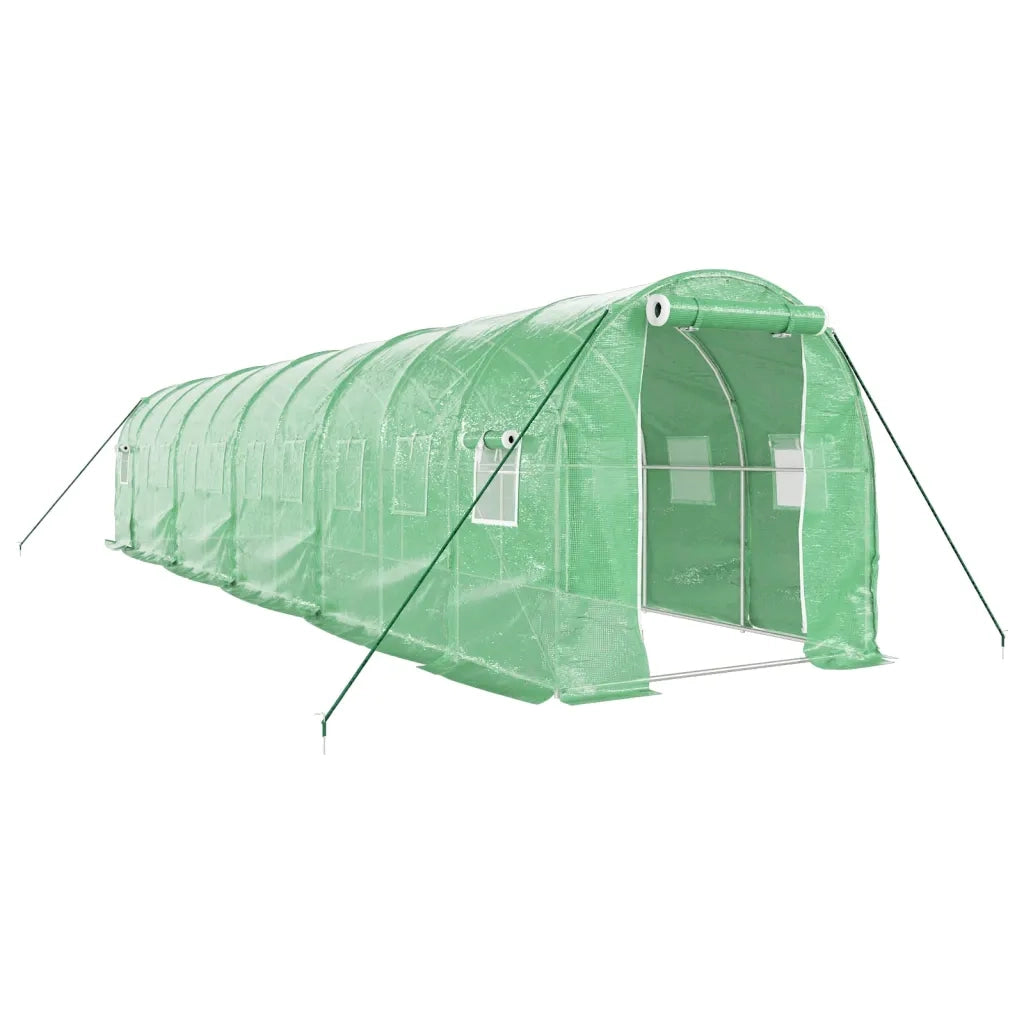 Serra con Telaio in Acciaio Verde 20 mÂ² 10x2x2 m