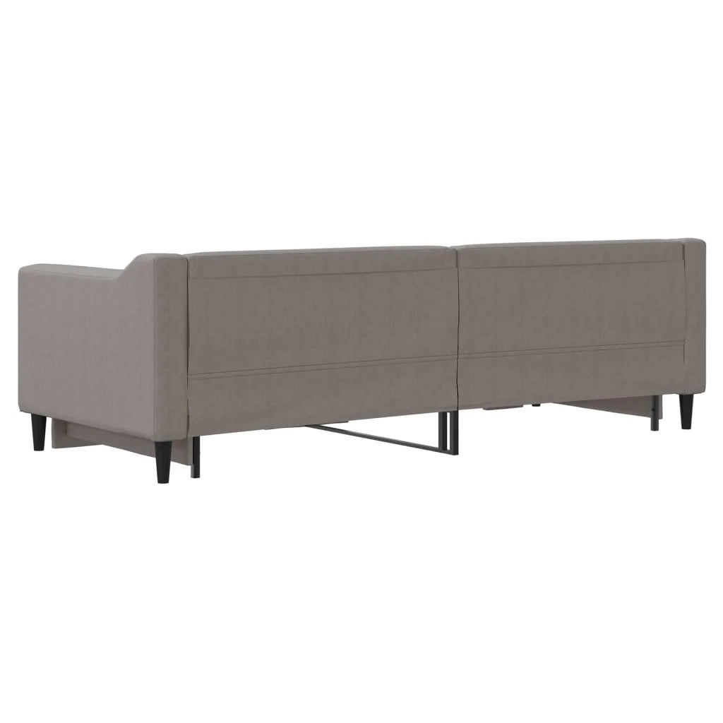Divano letto | Sof¨¤ letto | Letto singolo Estraibile Tortora 80x200 cm Tessuto