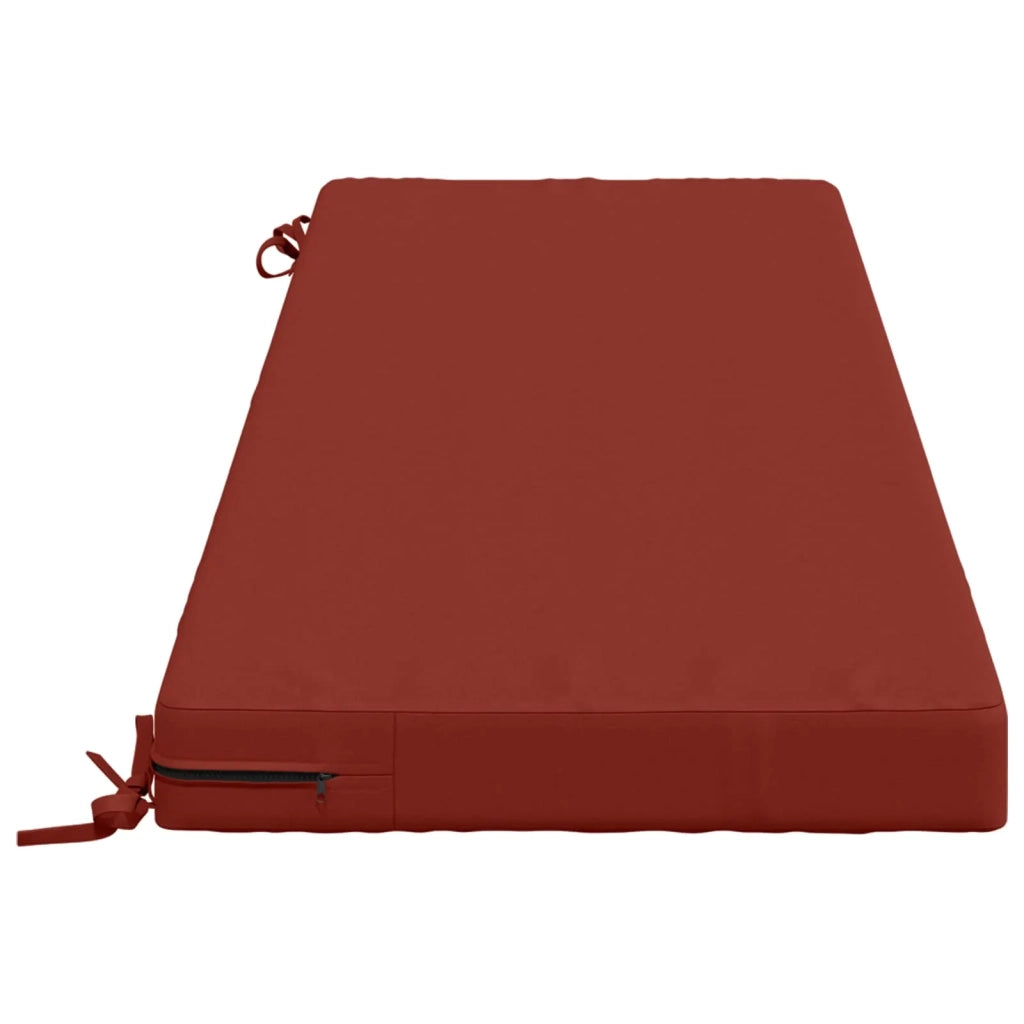 Cuscini per Panchina a 2 Pezzi SOEST 2 pz 100% Poliestere Rosso 950257