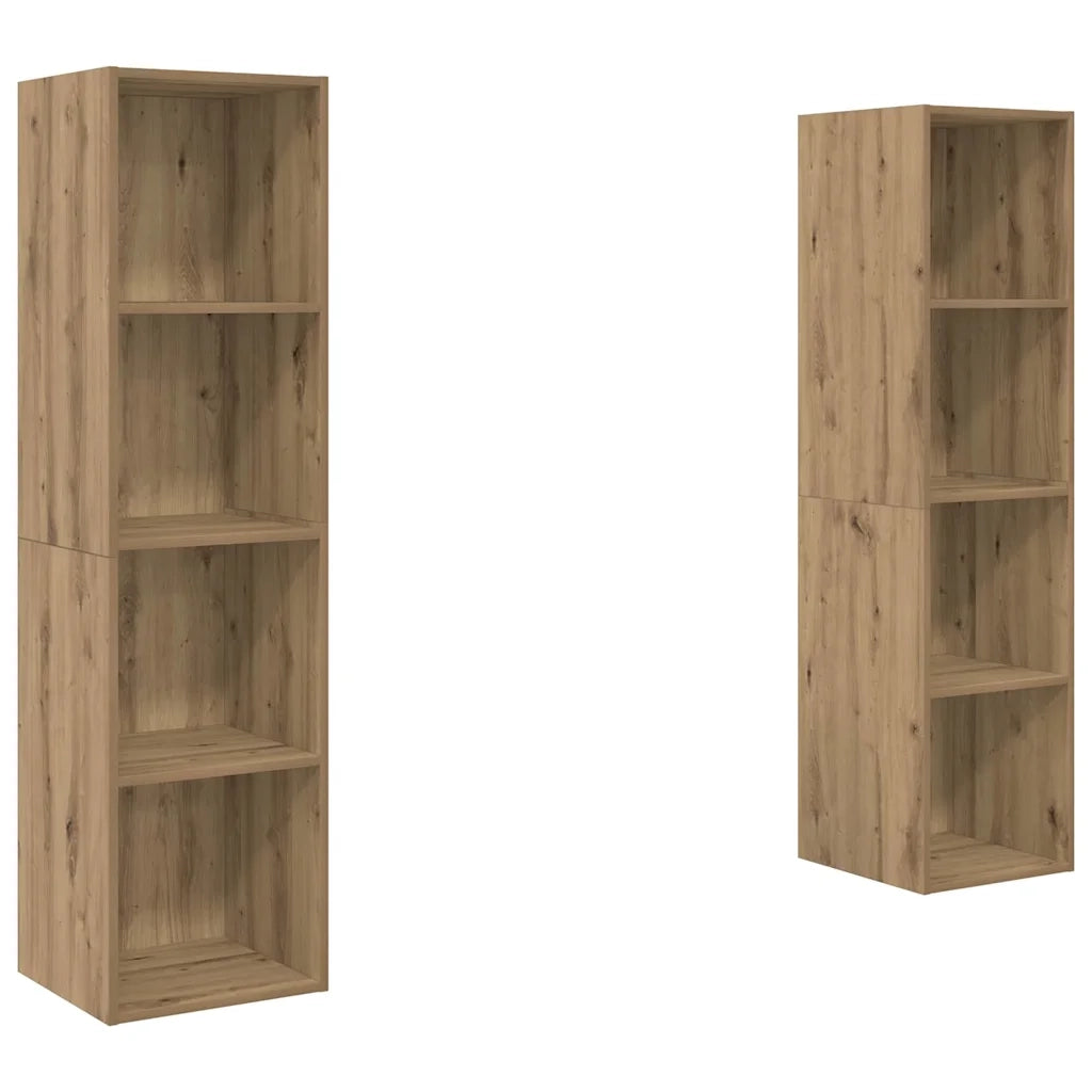 Set mobile TV 2 pcs Marrone 37 x 37 x 142,5 cm 3393539