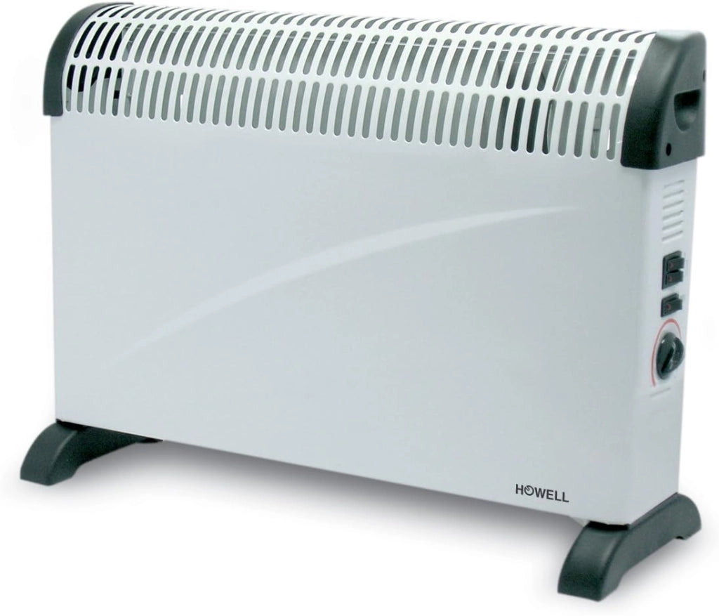 Howell tmv2006 termoconvettore ventilato con timer 24 ore, bianco/grigio,  funzione ventilazione e termostato regolabile