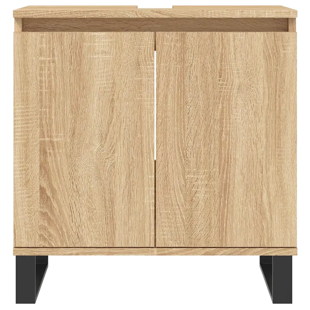Mobile da Bagno Rovere Sonoma 58x33x60 cm in Legno Multistrato 831591