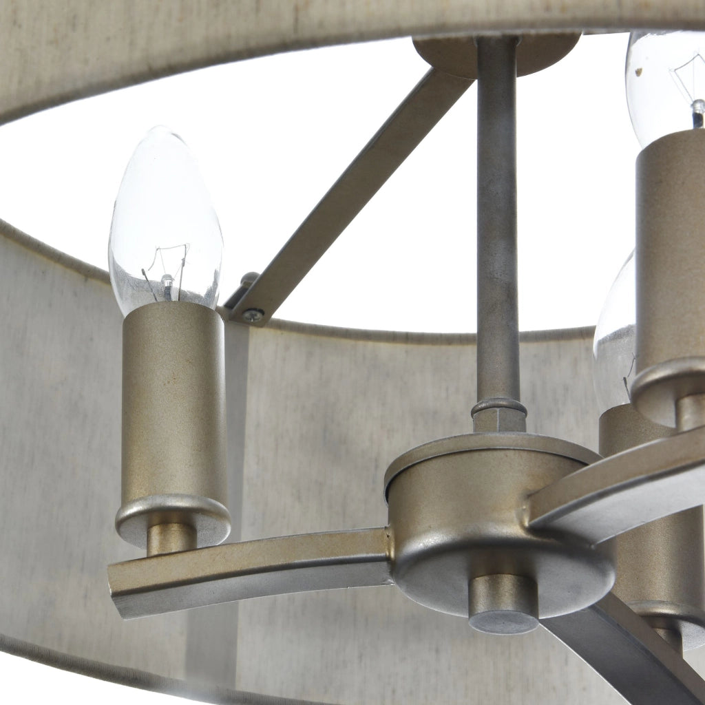 Maytoni Lampadario contemporaneo Venera 3 luci E14 ottone metallo diffusore PVC