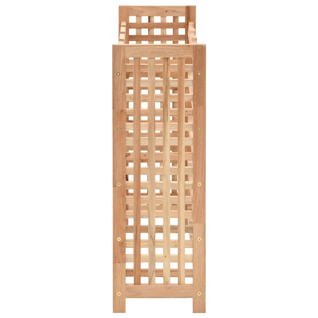 Portavini da 25 Bottiglie in Massello di Noce 63x25x73 cm 247101