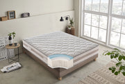 Materasso Singolo 80x200 a molle insacchettate e memory foam - Alto 25 cm - ortopedico - 800 molle