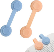 Set di 2 Indicazioni Magnetici, Magneti Superforti, Clip per Libri per la Lettura, Regali Perfetti per gli Amanti dei Libri, Docenti e Studenti (Blu, Arancione)