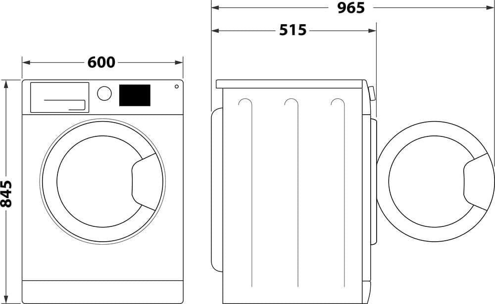 Indesit Lavatrice a libera installazione IM 760 MY TIME IT - IM 760 MY TIME IT