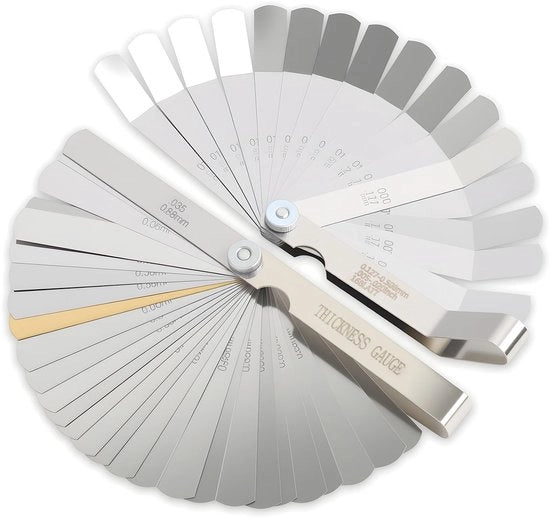 Set di Diktemetri 48 Misurazioni - 32 Misurazioni Coniche - 16 Misurazioni Offset - Acciaio Inox - Metrico/SAE - Ampio Campo di Misura - Attrezzatura di Misura