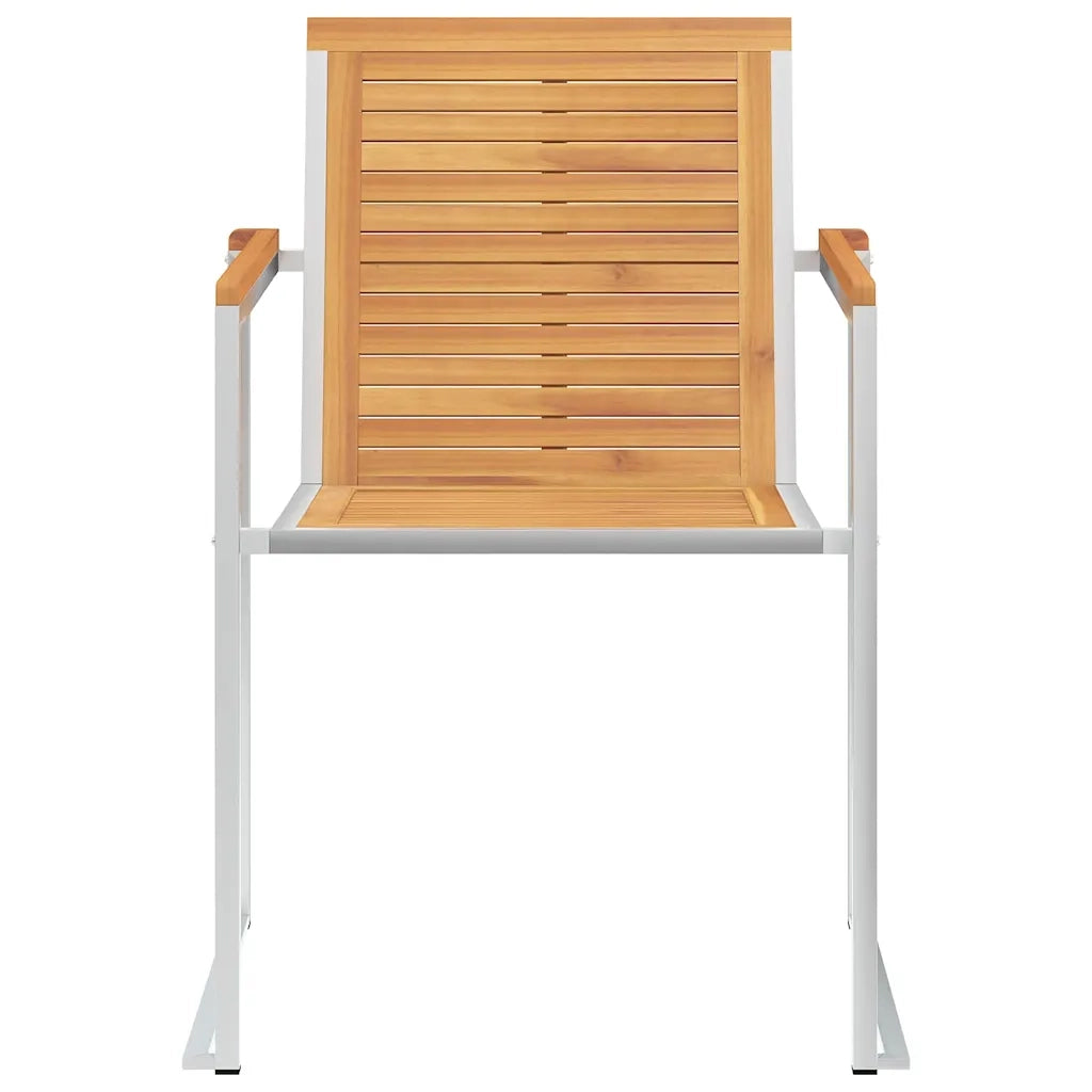 Sedie da Giardino con Cuscini 6 pz in Legno Massello di Teak 3078581