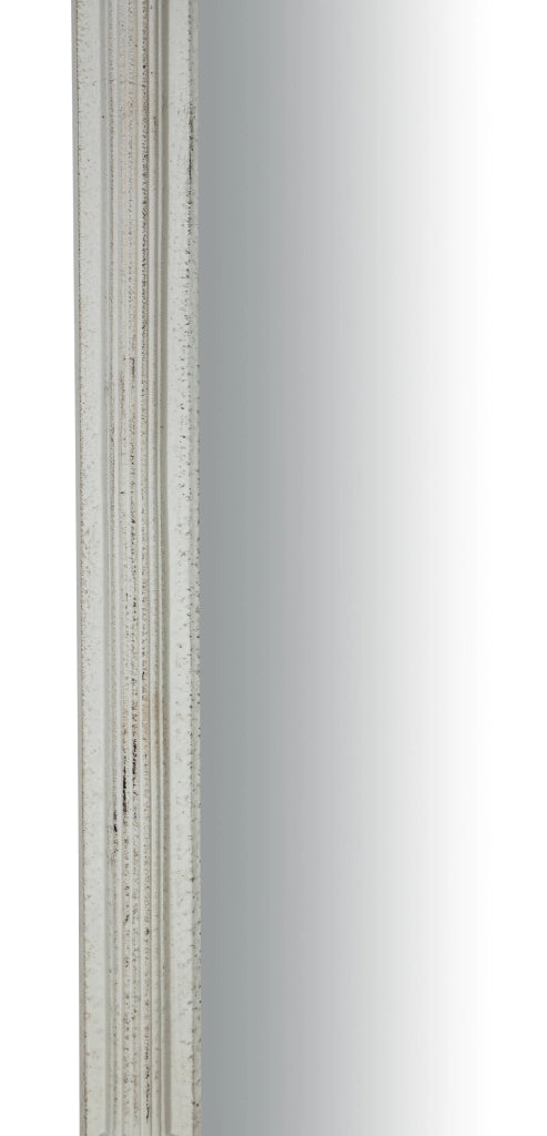 Biscottini SPECCHIERA DA PARETE LEGNO FINITURA BIANCO ANTICATO MADE IN ITALY L45XPR5XH82