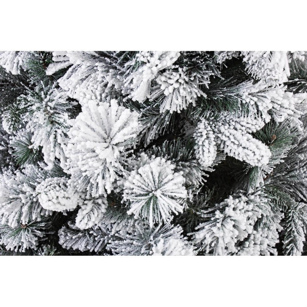 Albero di Natale Garlenda innevato H150 con 456 rami