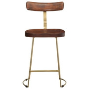 Sgabelli da Bar 2 pz 49x43x79 cm in Legno Massello di Mango 4013520