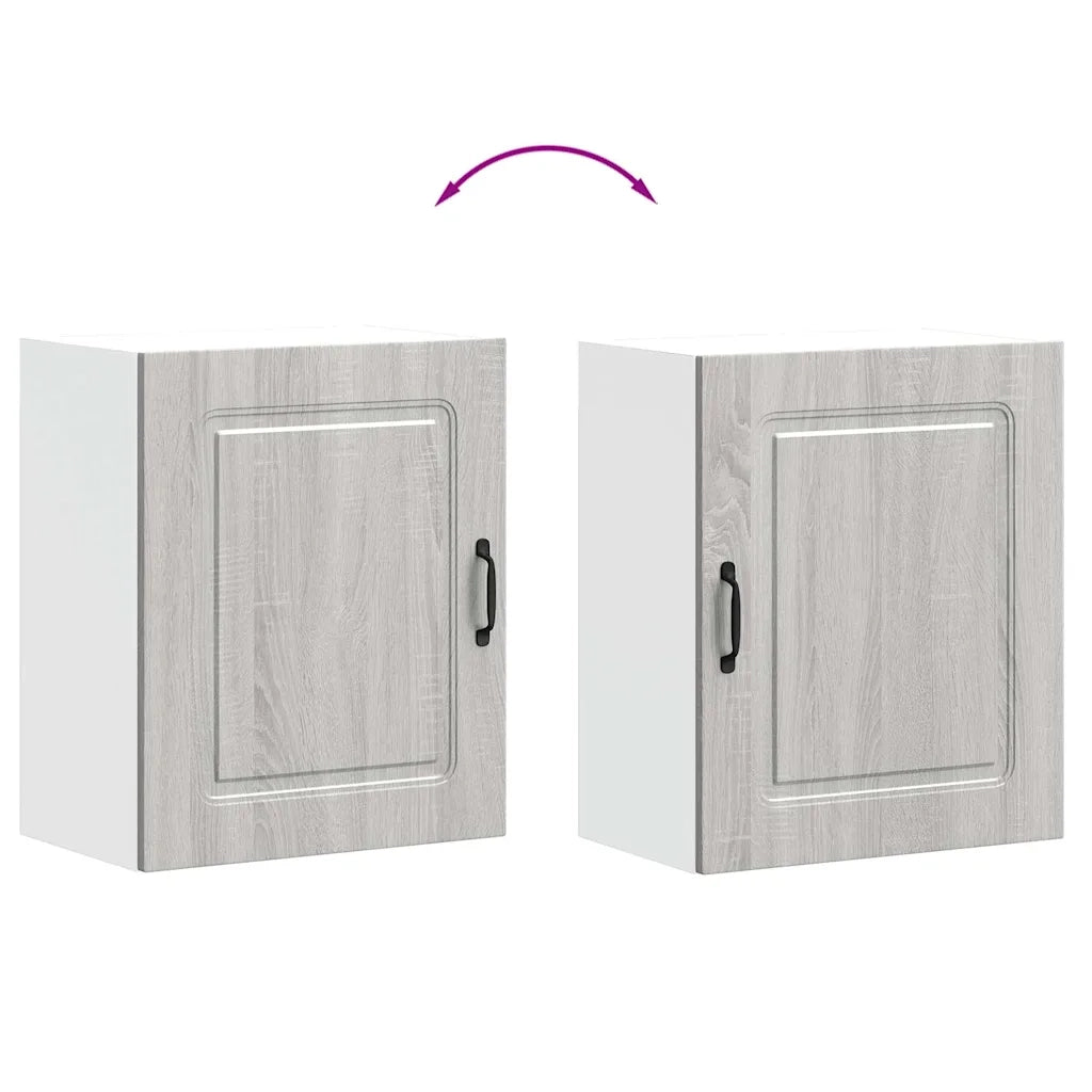 Pensile da cucina Kalmar Grigio Sonoma in Legno Multistrato 853569