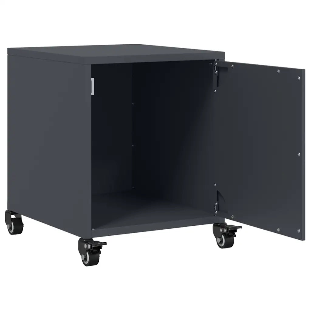Comodini 2 pz Antracite 36x39x43,5 cm in Acciaio 846619