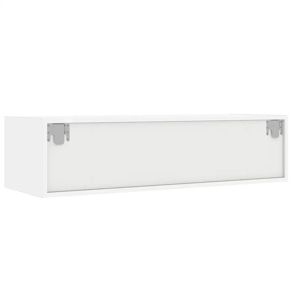 Mobile TV | Armadietto TV | Mobile Porta TV con Luci LED Bianco 100X35,5x25 cm