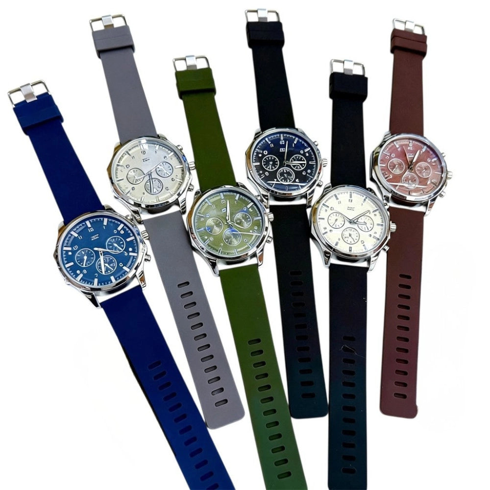 Trade Shop - Orologio Cronografo Uomo 40 Mm Impermeabile Design Moderno Con Cinturino Sportivo -