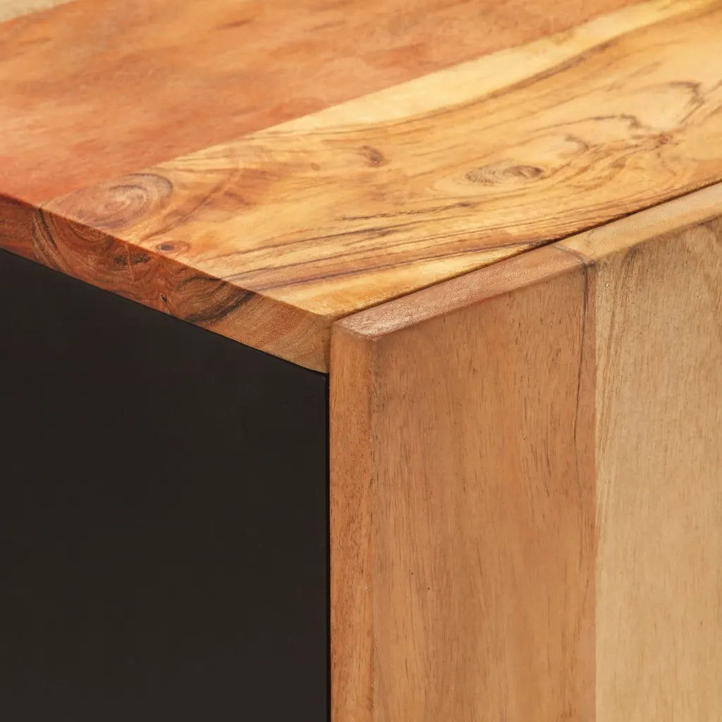 Mobile da Bagno | Armadio da bagno a Parete 38x33x48cm in Legno Massello di Acacia