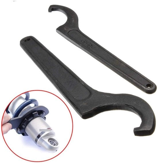 Ferramenta a Chiodi Universale - Chiave a C - 45-52 mm - Acciaio Cromo-Vanadio Rivestito - Resistente alle Alte Temperature e alle Saldature