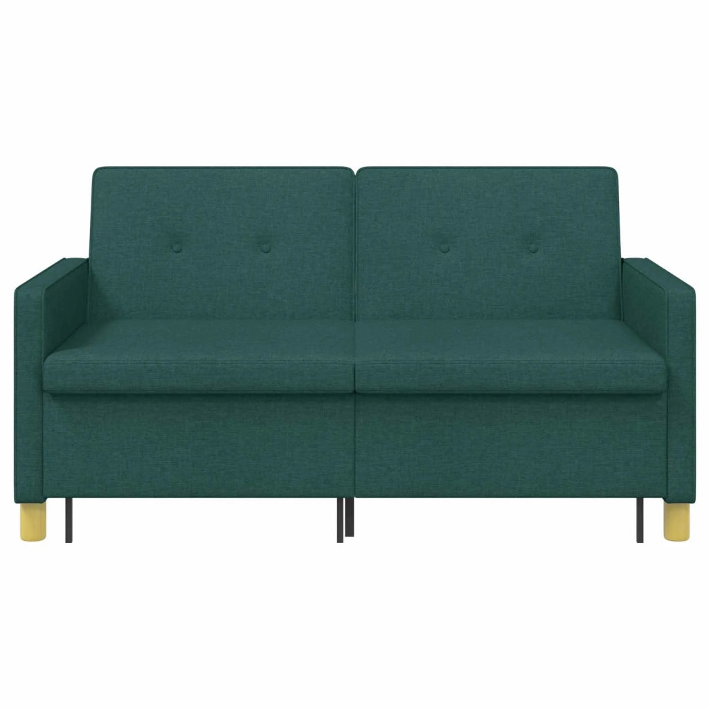 Divano letto | Sof¨¤ letto | Letto singolo Estraibile Verde Scuro Tessuto