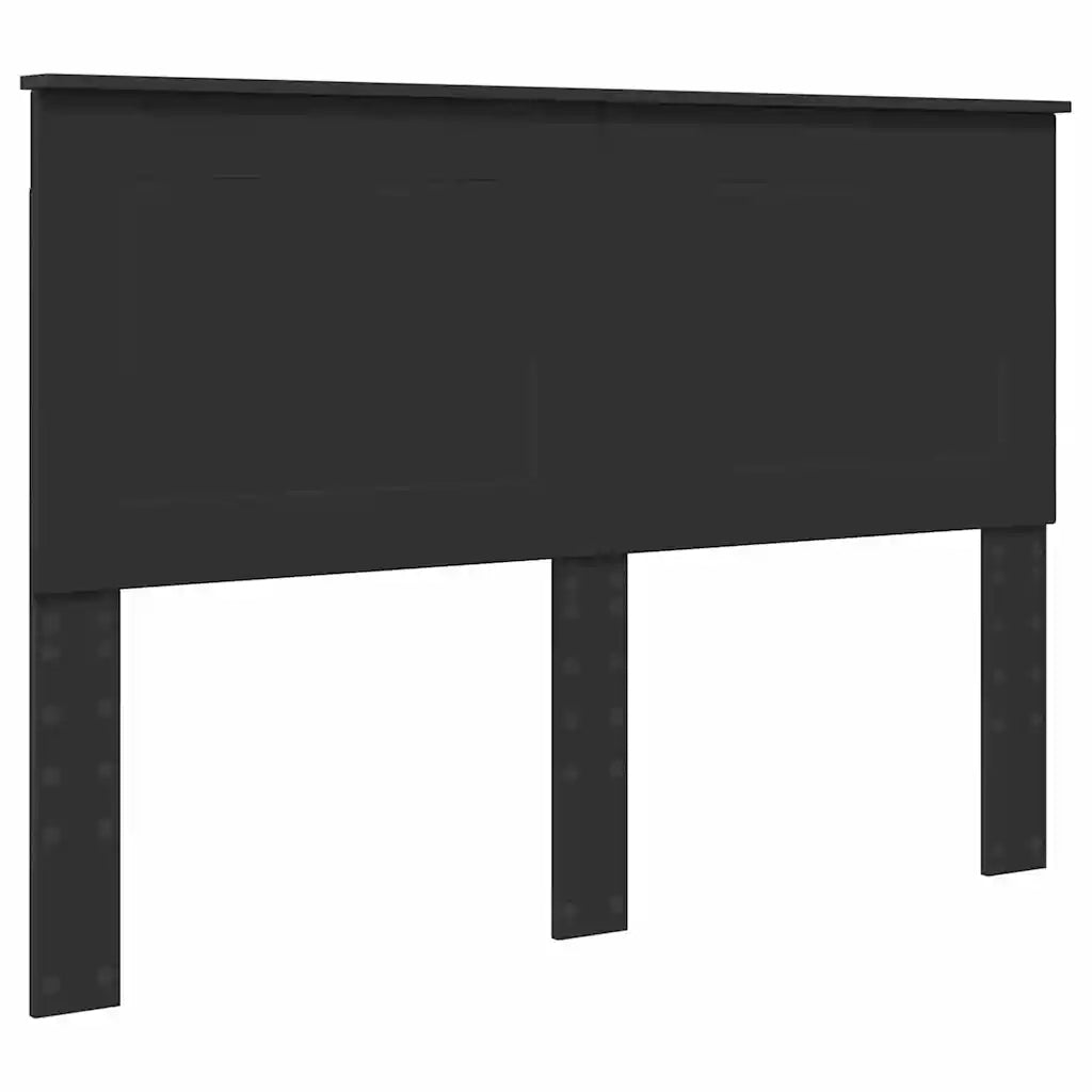 Testiera-Testata-Testiera Decorativa Rovere Nero 150 cm Legno multistrato 636256