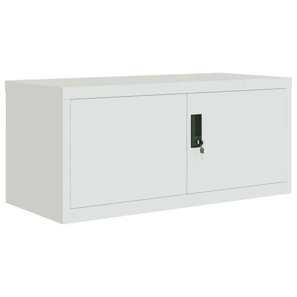 Armadio Classificatore Grigio Chiaro 90x40x240 cm in Acciaiocod mxl 111823