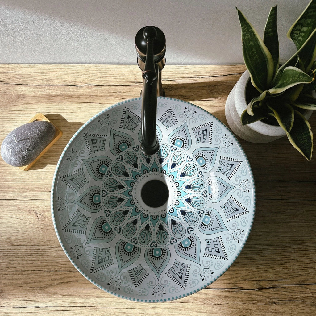 Lavabo Da Appoggio Rea Mandala