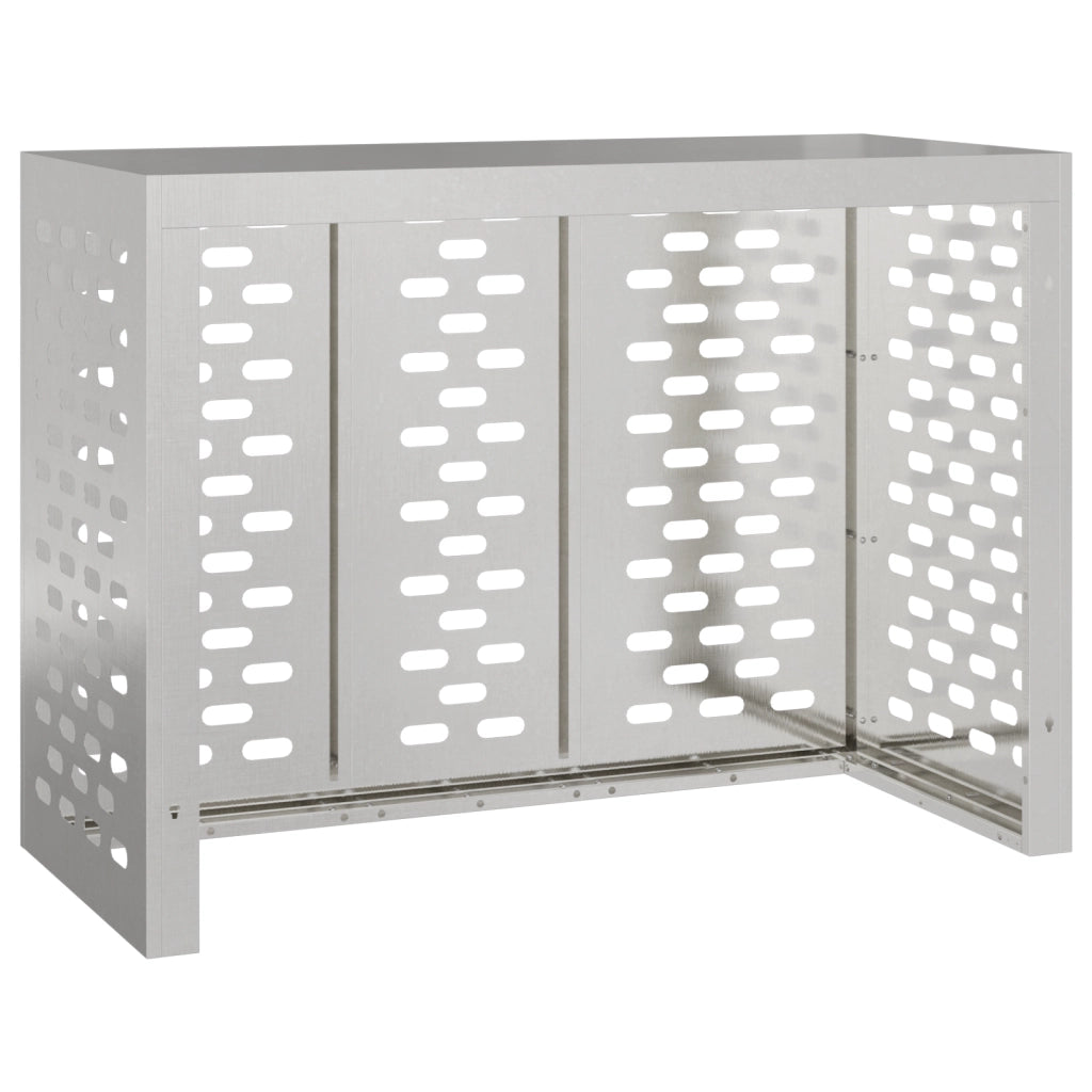 Copertura Aria Condizionata 110x50x80 cm Acciaio Inossidabile