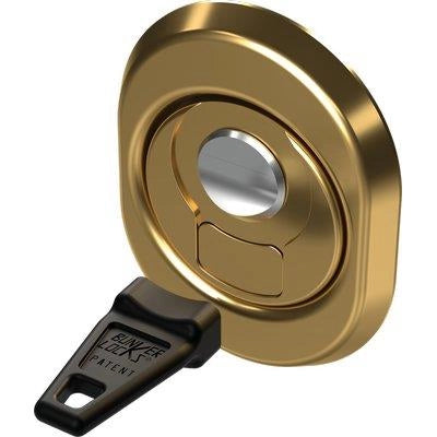 DEFENDER MAGNETICO BKL CIPIERRE  OTTONE LUCIDO F.SAG I.MM 38 D.MM 50 H.MM 18