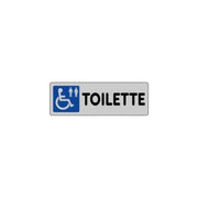 ETICHETTA 'TOILETTE DISABILI' 15x15 cm - 10 pezzi