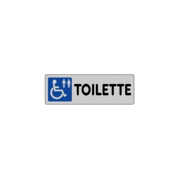 ETICHETTA 'TOILETTE DISABILI' 15x15 cm - 10 pezzi