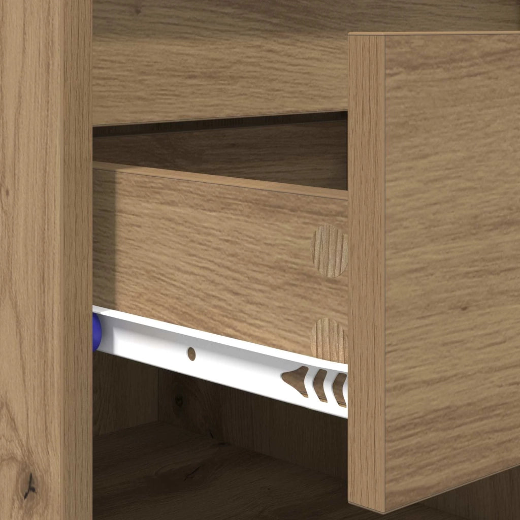 Mobile per scarpe Rovere artigianale 102 x 36 x 60 cm