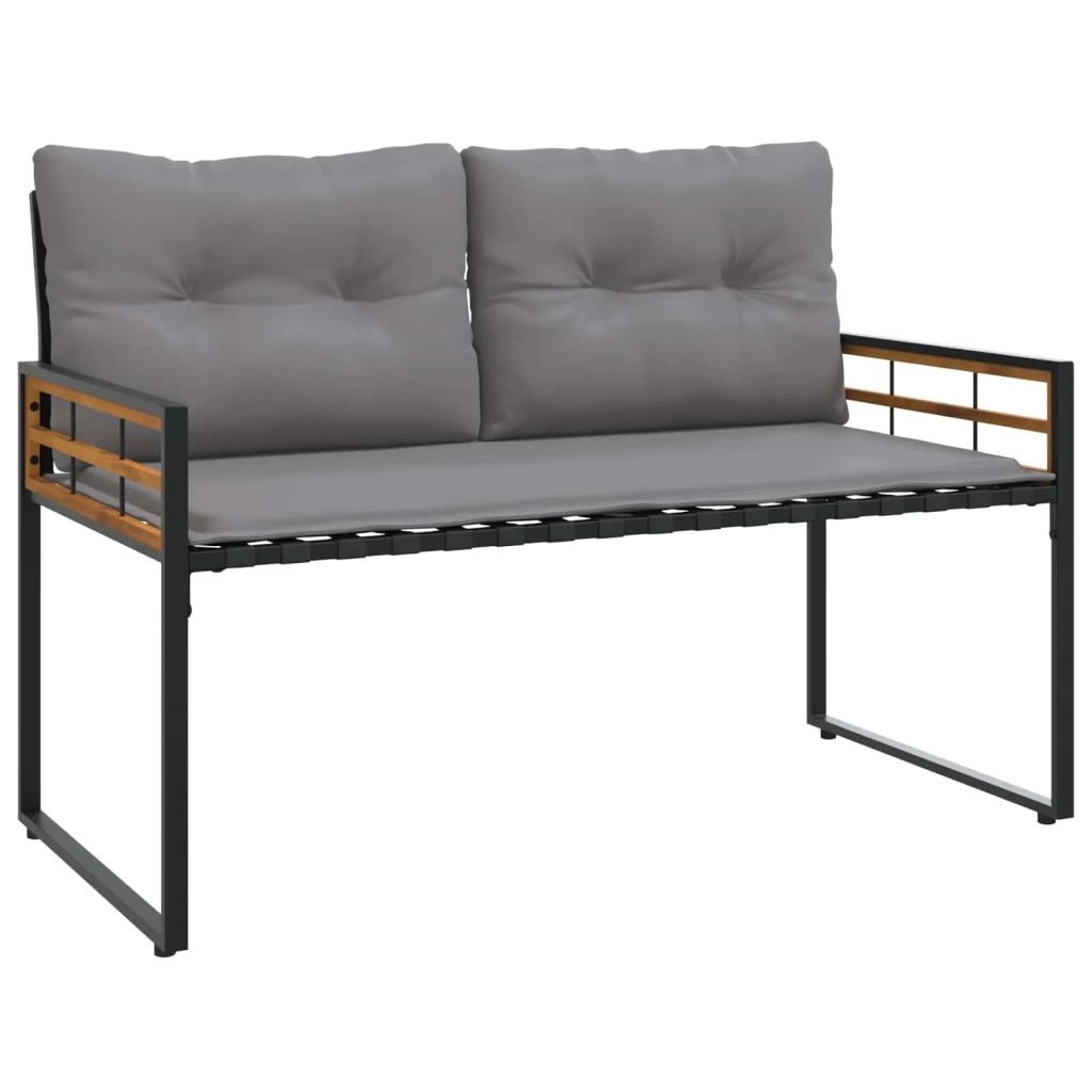 Panchetta in Legno a Strati Grigio chiaro 114 x 55 x 77 cm