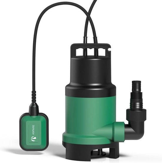 Pompa di Scarico Doppia con Valvola di Regolazione senza Cassetta | Flusso Massimo 14000 l/h | 750 W | Profondità di Immersione 7 m | Altezza di Rilascio fino a 75 m | Oggetti Stranieri fino a 25 mm