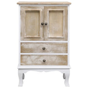 Cassettiera Bianca 50x30x80 cm in Legno CFW4302209