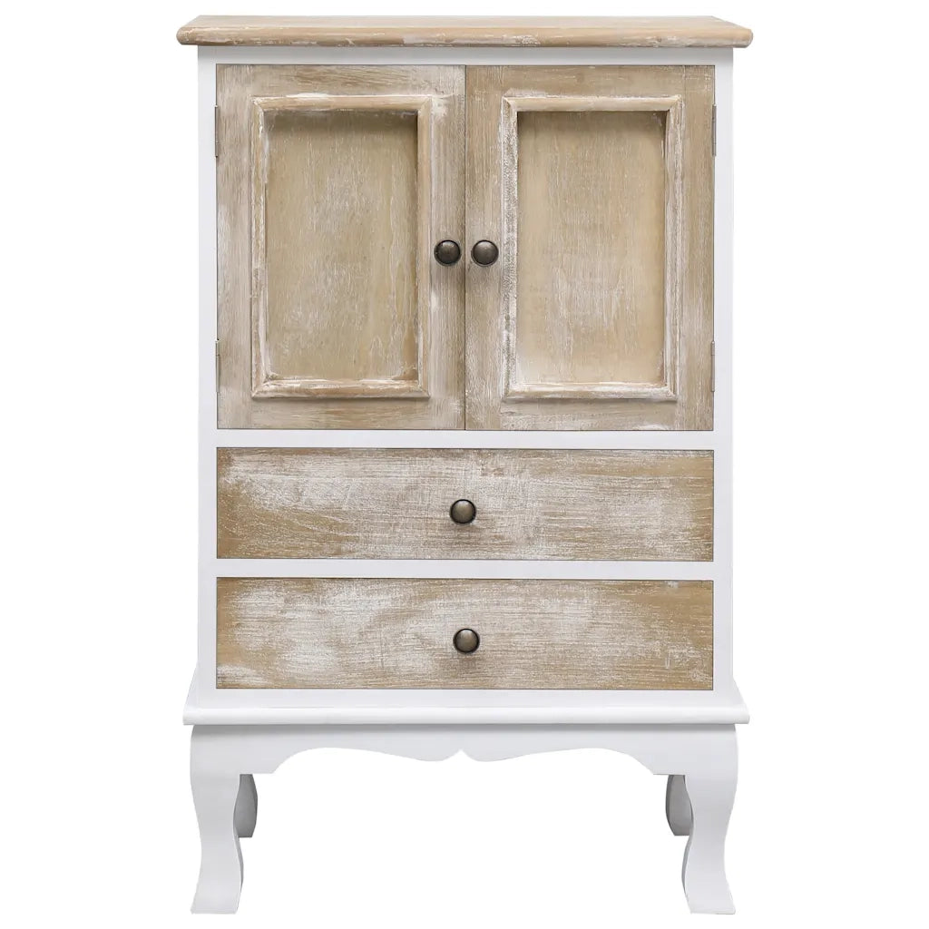 Cassettiera Bianca 50x30x80 cm in Legno CFW4302209
