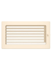Griglia di ventilazione per camino 17x30  crema con tapparelle avvolgibili