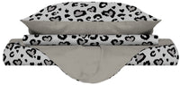 Copripiumino 1 Piazza e Mezzo con Federe Stampato in Microfibra Ingrid