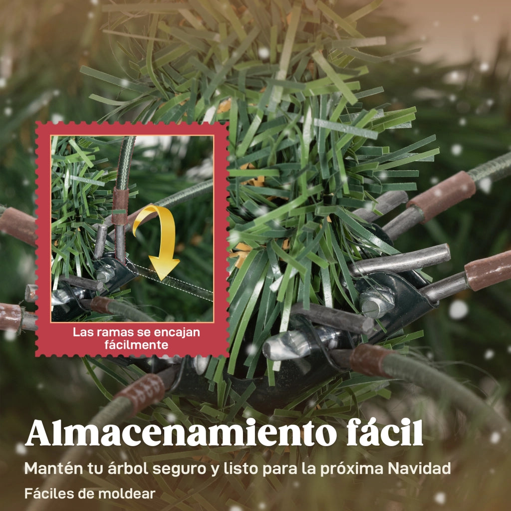Albero di Natale Artificiale ¨C Zephmum ¨C 150 cm Effetto Neve Pieghevole