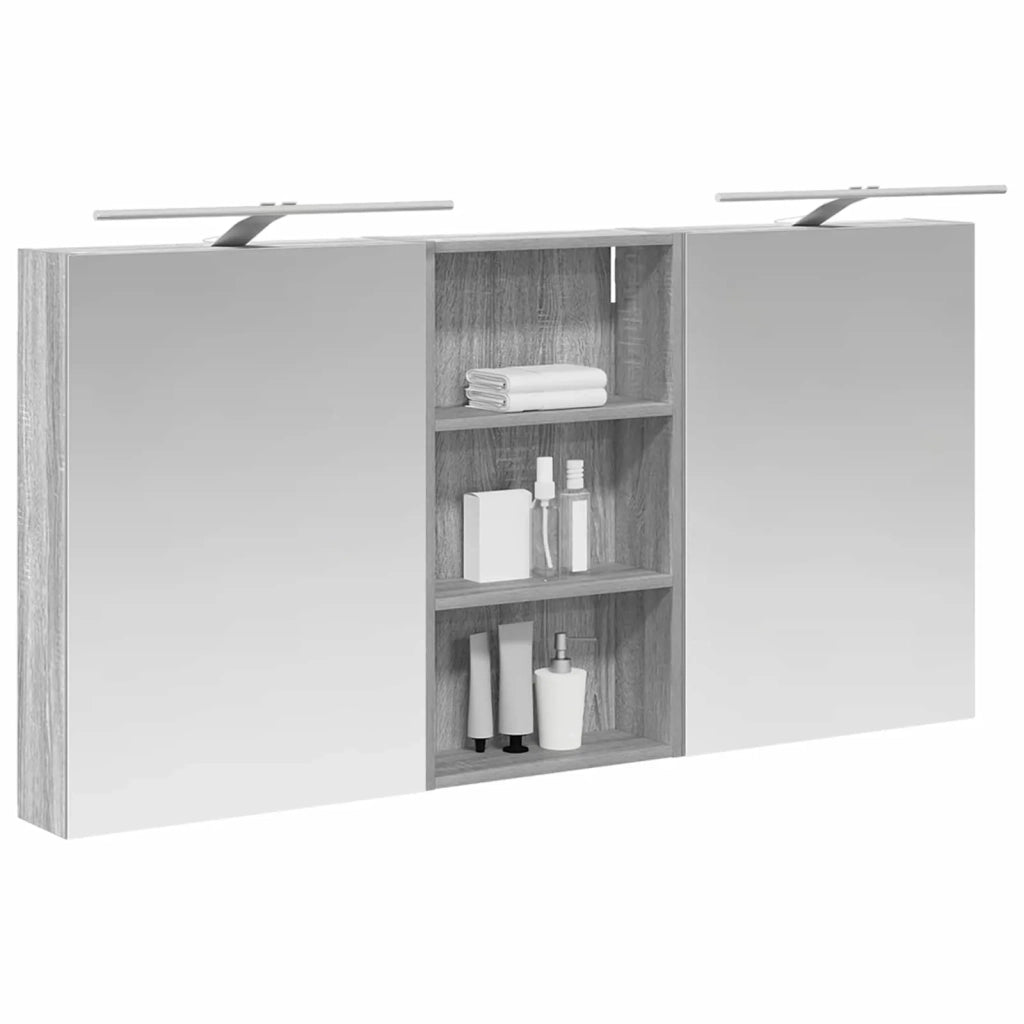 Set di Armadi da Bagno con lo scaffale 3 pcs 140 x 14,5 x 70 cm 3403789